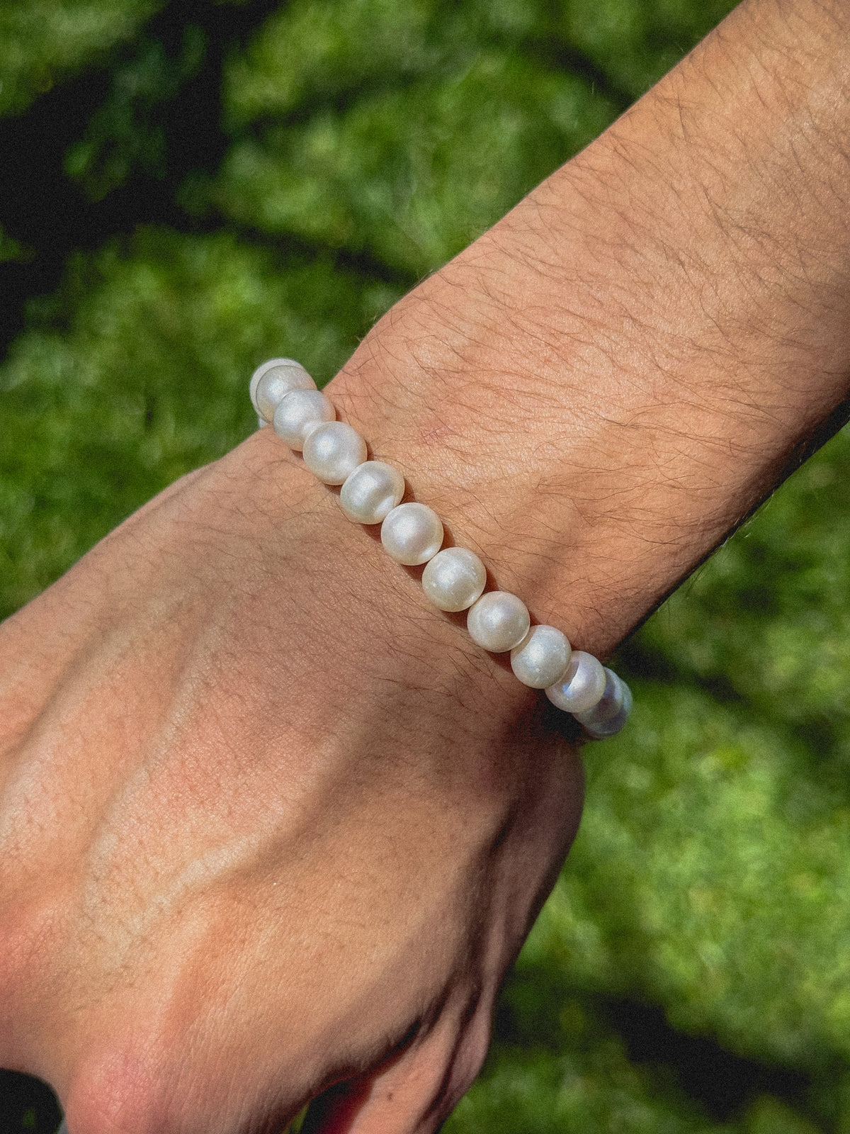 Genuine Natural White Freshwater Pearl Bracelet