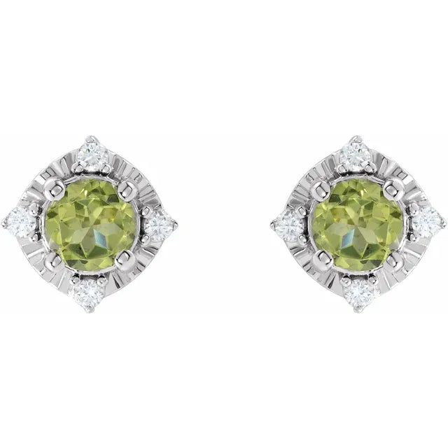Diana Cuatro Halo Earrings Silver