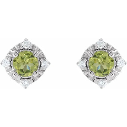 Diana Cuatro Halo Earrings Silver