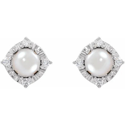 Diana Cuatro Halo Earrings Silver