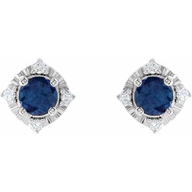 Diana Cuatro Halo Earrings Silver