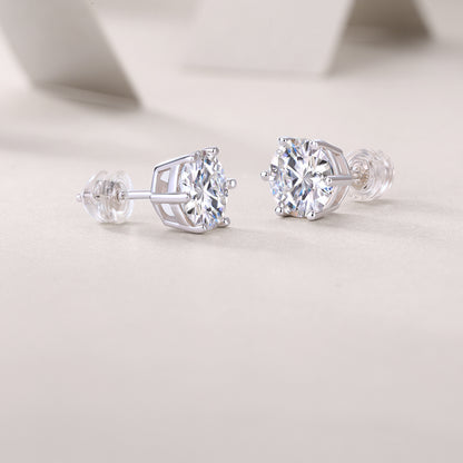 Moissanite Stud Earrings