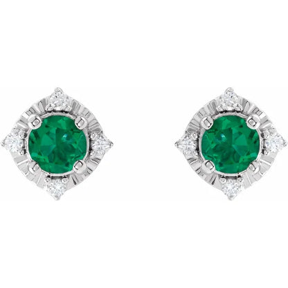 Diana Cuatro Halo Earrings Silver