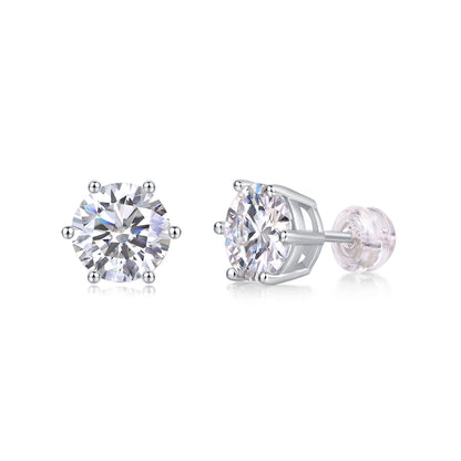 Moissanite Stud Earrings