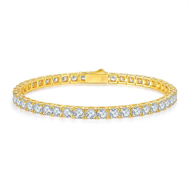 Moissanite Eternity Bracelet