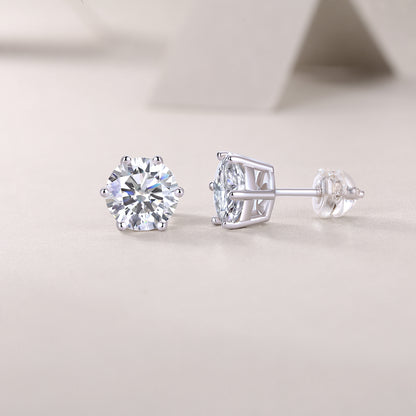 Moissanite Stud Earrings