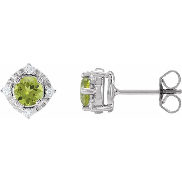 Diana Cuatro Halo Earrings Silver
