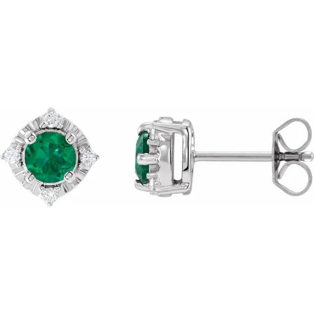 Diana Cuatro Halo Earrings Silver