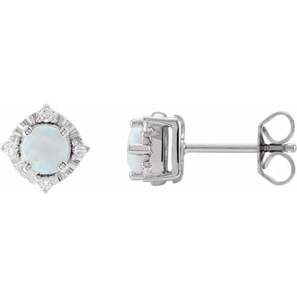 Diana Cuatro Halo Earrings Silver