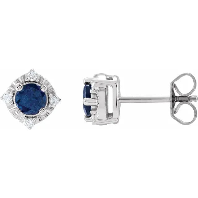 Diana Cuatro Halo Earrings Silver