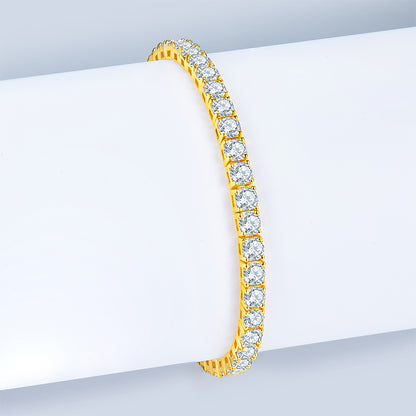 Moissanite Eternity Bracelet