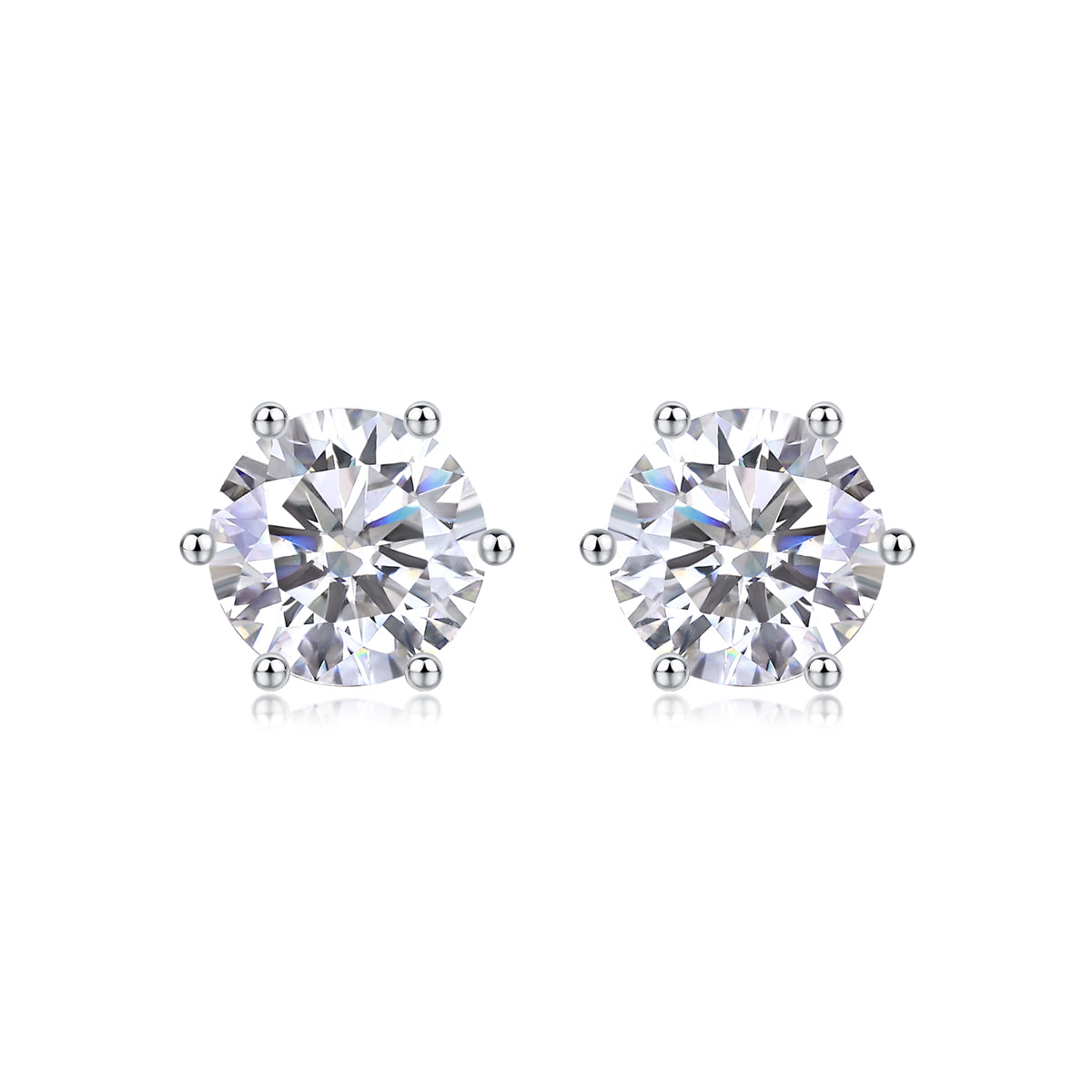 Moissanite Stud Earrings