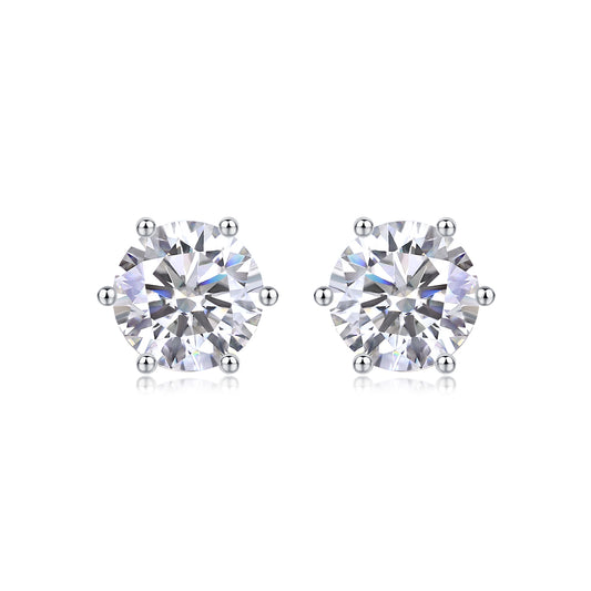 Moissanite Stud Earrings