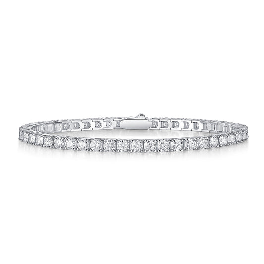 Moissanite Eternity Bracelet