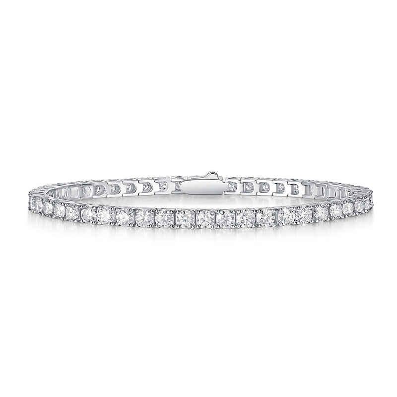 Moissanite Eternity Bracelet