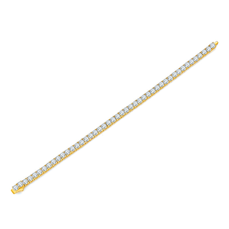 Moissanite Eternity Bracelet
