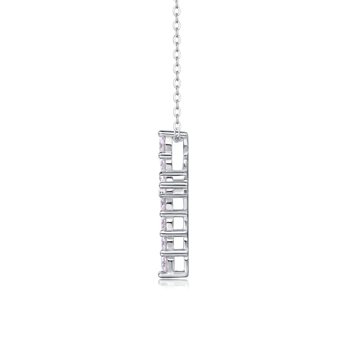 Moissanite Cross Pendant