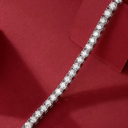 Moissanite Eternity Bracelet